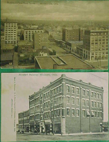 Old Downtown Muskogee & Missouri&nbsp; Building 