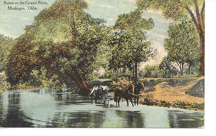 Grand River; Muskogee, OK 1910