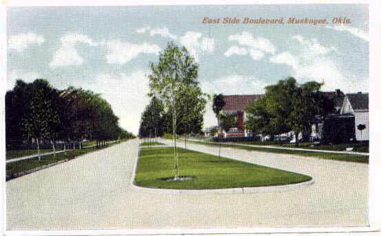 Muskogee's Eastside Blvd - 1920