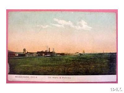 Oil Wells, Muskogee, OK 1908