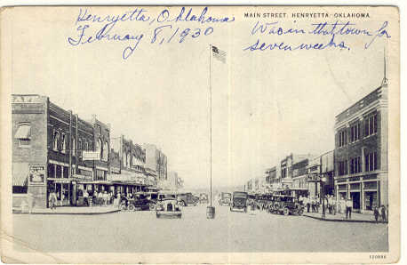 Main Street , Henryetta,OK