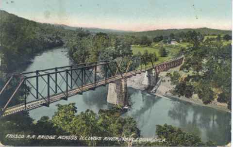Frisco Railroad Bridge, Tahlequah, OK 1909