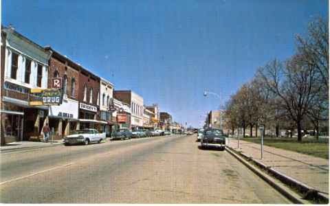 Muskogee Avenue, Tahlequah, OK 1950's