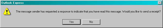 Read receipt request