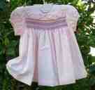 newborn, smocked dress