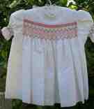 newborn, smocked dress