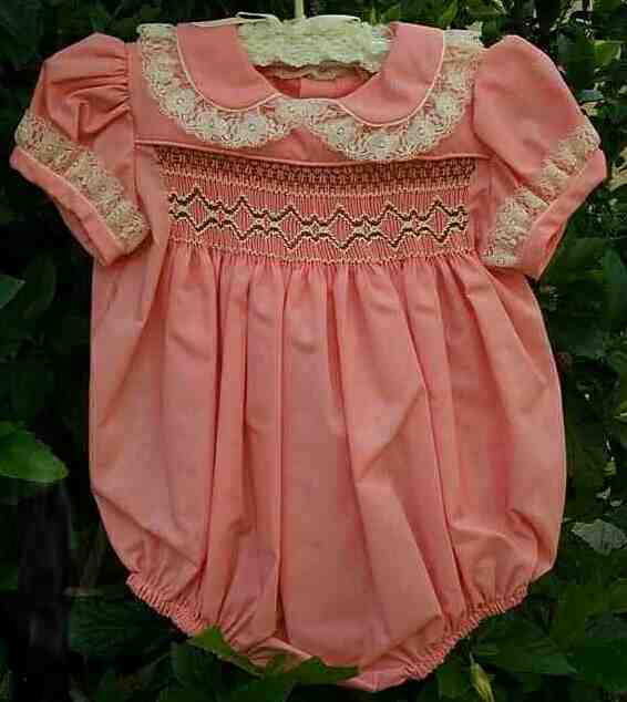 Smocked rompers