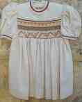 Smocked dress with Australian 'Outback' theme