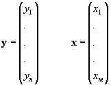 definition of x and y