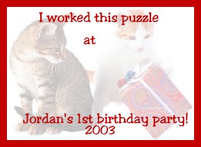 Jordan's Game Award