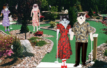 Golfing