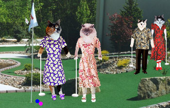 Golfing