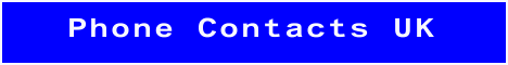 Phone Contacts UK
