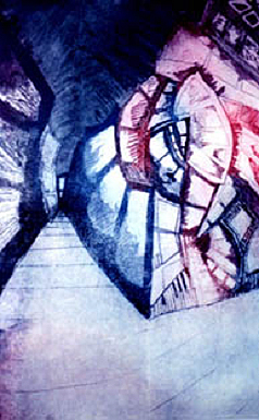 CIUDAD5 etching/aguafuerte