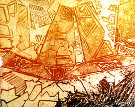 CIUDAD6 leveled etching/aguafuerte en niveles