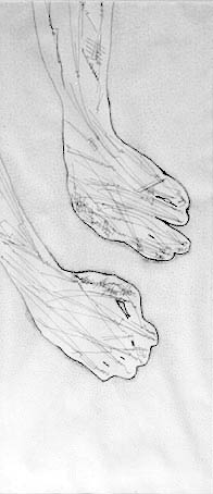 Tension Tinta sobre papiro-ink on parchment paper