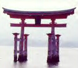Picture of 				Japanese Shinto shrine gate
