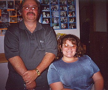 A very nice shot of Jim and I - taken June 2001
