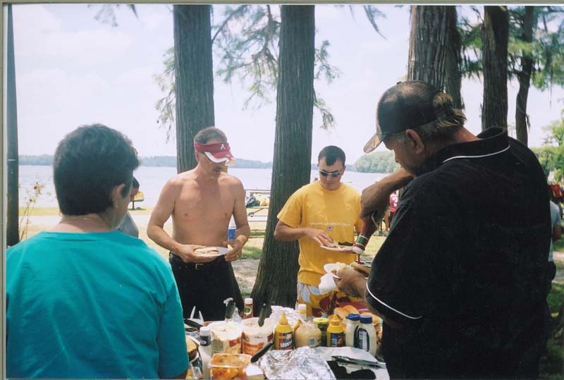 Rik & Kevin facing camera, Janice & Jerry in foreground