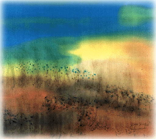 Peinture sur soie par Marie Dupr�