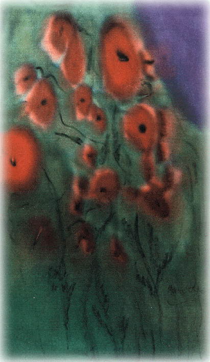 Peinture sur soie par Marie Dupr�