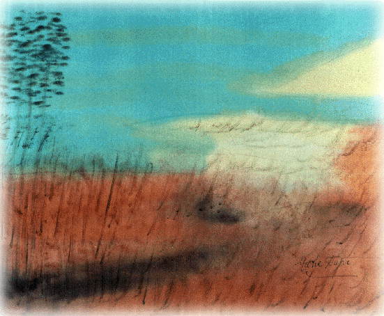 Peinture sur soie par Marie Dupr�