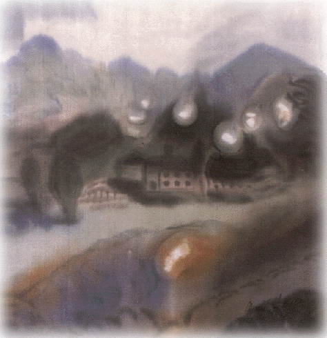 Peinture sur soie par Marie Dupr�
