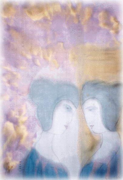 Peinture sur soie par Marie Dupr�