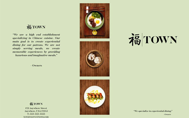 TOWN Brochure Design