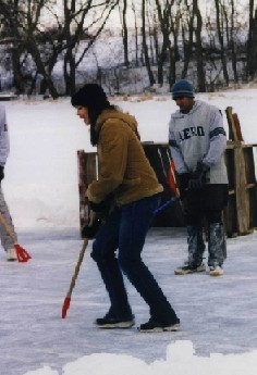 Nicole on ice!