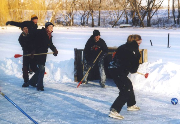 Broomball scramble!