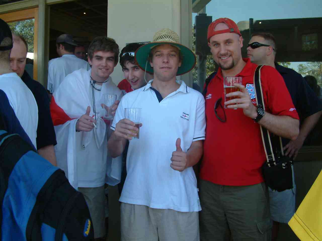 picture of me before game with BA