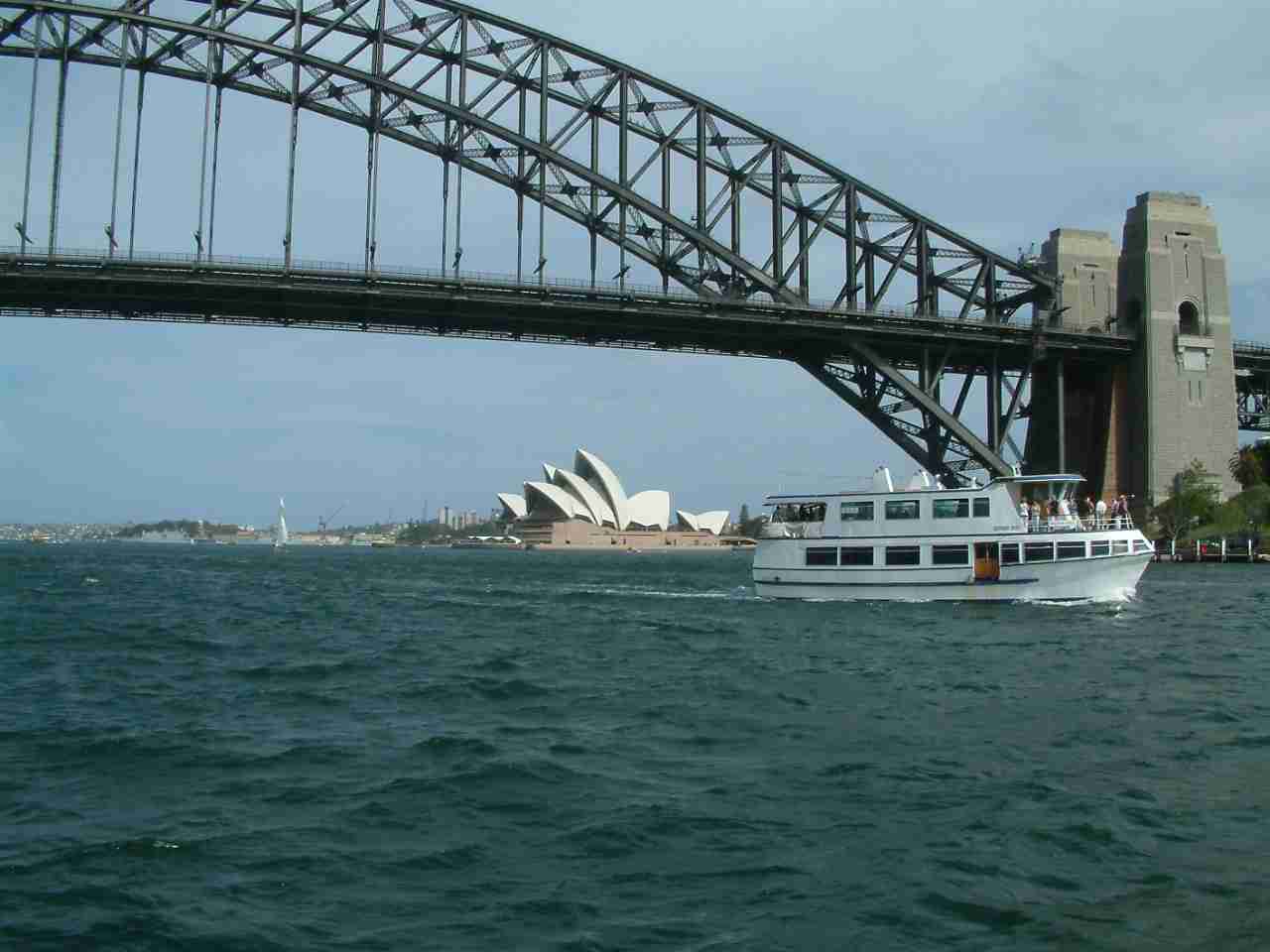 Sydney HB and Opera House picture