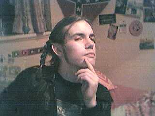 Groovy Haircut Boy...Thinking Hard....