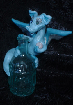 This little guy got the bottle open, now what?