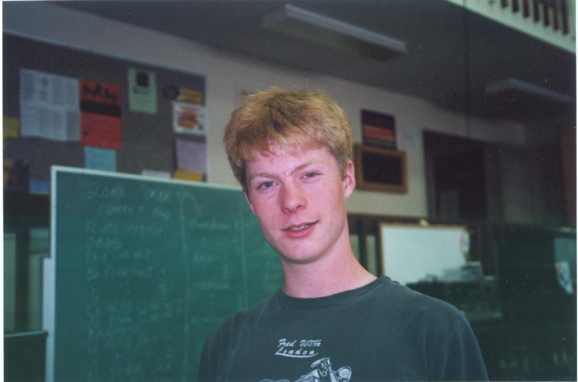 the first picture I ever took of John