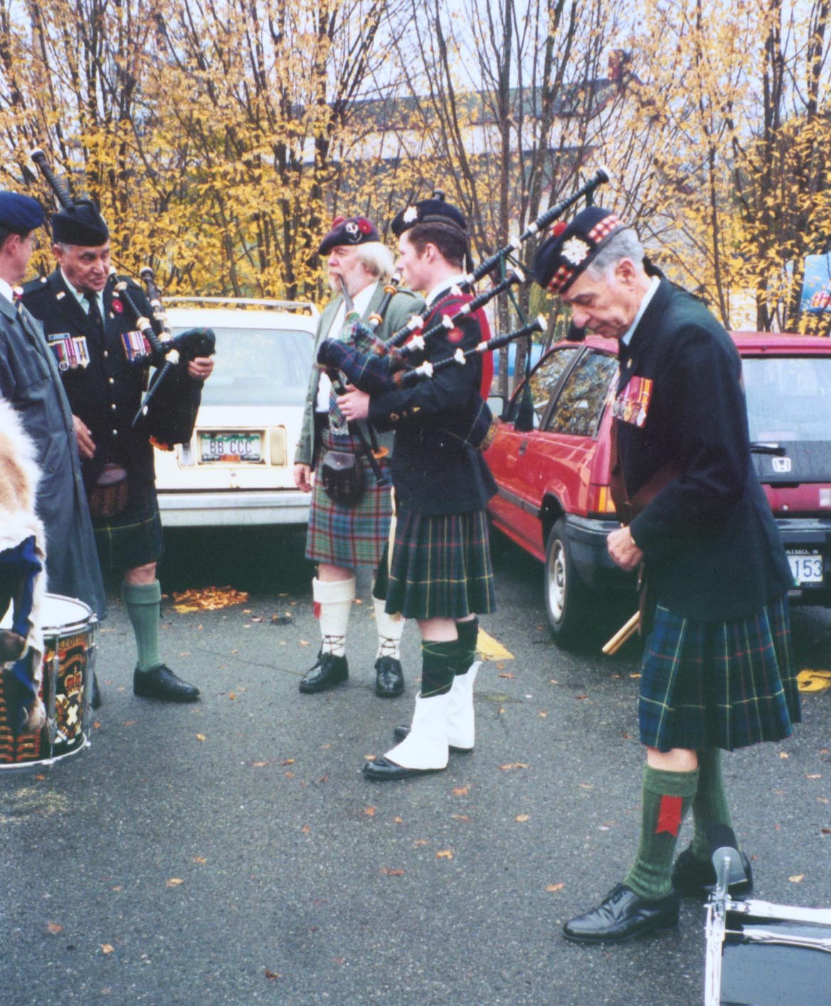 Remembrance Day last year