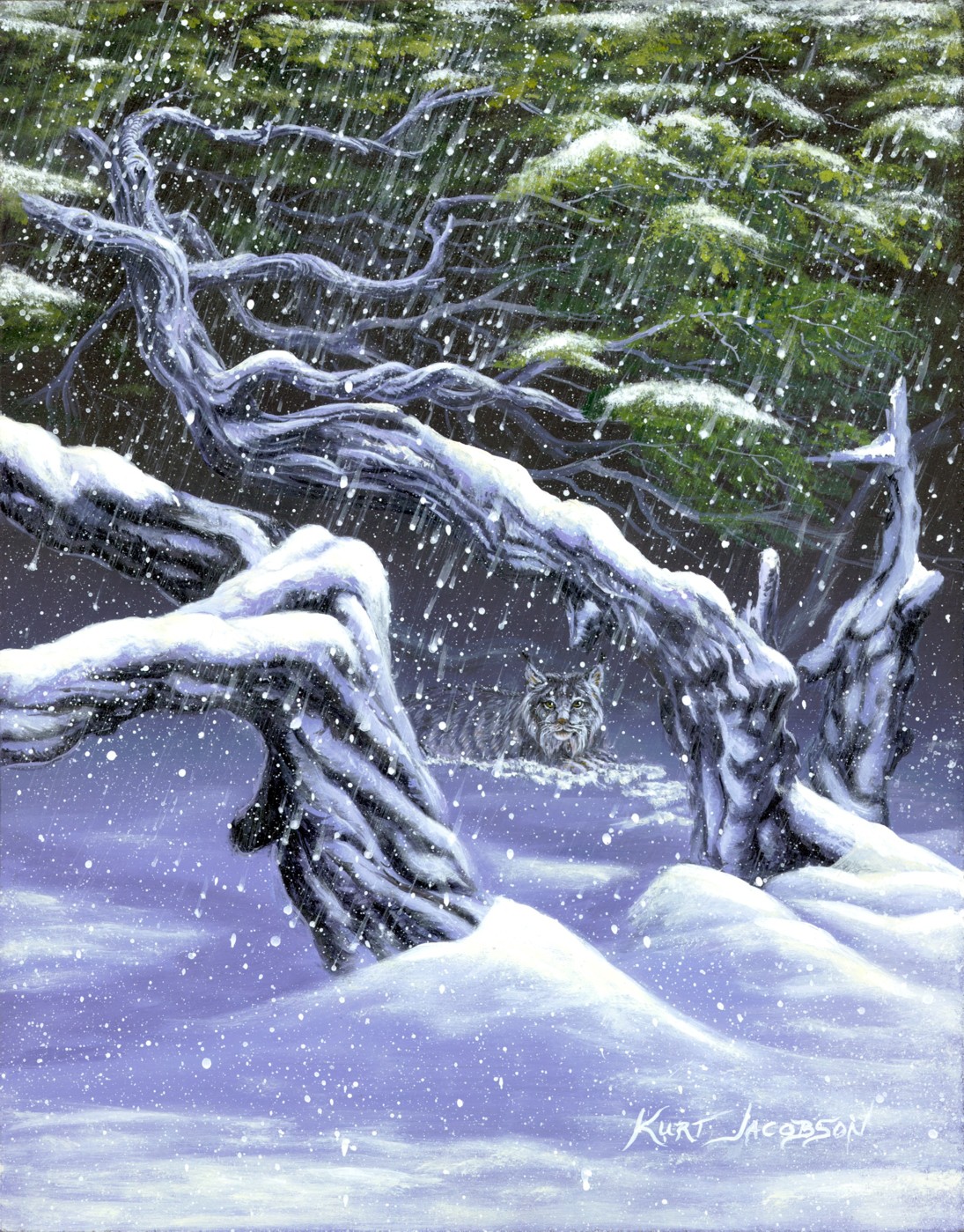 Giclee print on 190lb watercolor paper