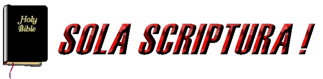 Somente a Escritura Sagrada � a Palavra de Deus infal�vel como regra de f� e pr�tica.