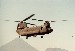 Chinook leaving Guatemala City Airport