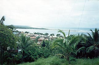 Vista do Morro do Celular de Itacar&eacute; 