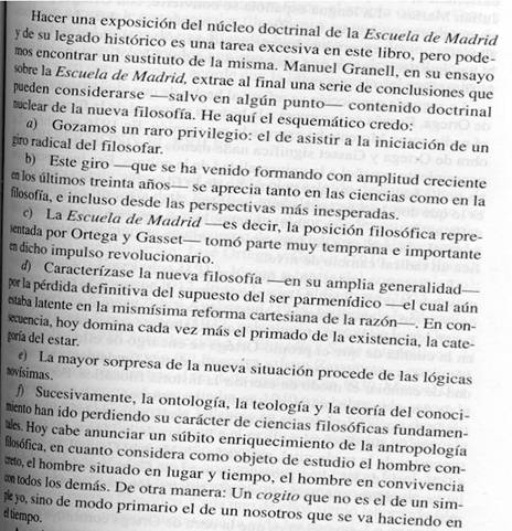 sobre la escuela de madrid