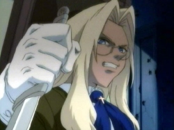 Integra Hellsing looking fierce.