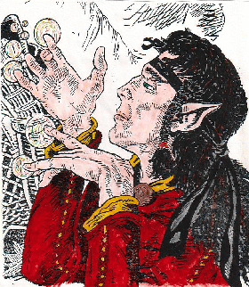 Faris Idris el-Husān iben Sayyid, spellsword of Avani
