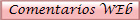 Comentarios WEb