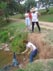 limpeza da lagoa