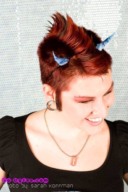 Desired Poison in a photoshoot for So Uglee. Photo by Sarah Koffman