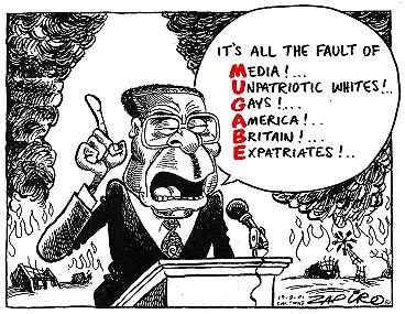 Robert Mugabe blames everyone else but himself for Zimbabwe's collapse