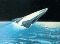  X-30 entering orbit