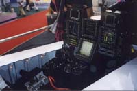 rear cockpit of twin seat LCA